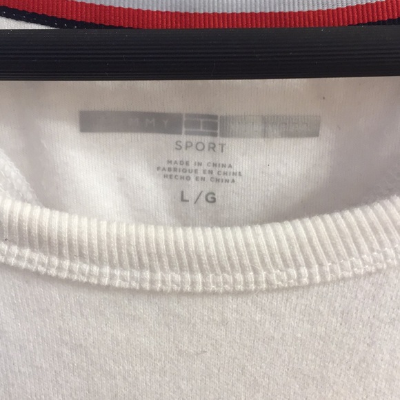 Woman’s crew neck Tommy Hilfiger sweatshirt White - Picture 4 of 5